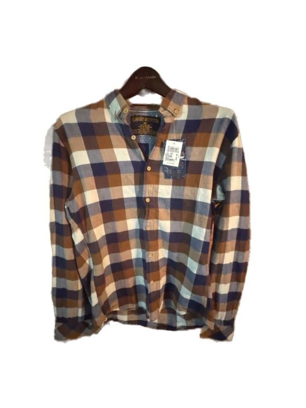 Comfort Outfitter Plaid Button-Down Flannel Shirt
